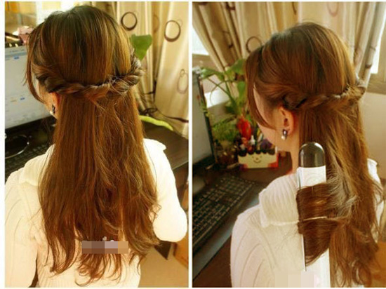 kiểu tóc đơn giản dễ làm - hình minh họa 2