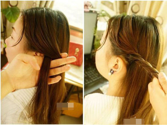 kiểu tóc đơn giản dễ làm