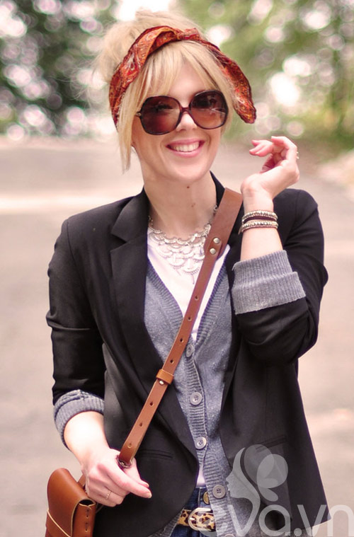 Tóc cực sành điệu với khăn Turban - 10