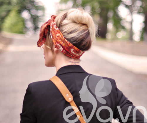 Tóc cực sành điệu với khăn Turban - 14