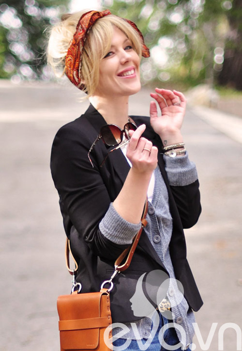Tóc cực sành điệu với khăn Turban - 12