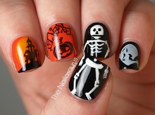 móng tay Halloween - hình minh họa 9
