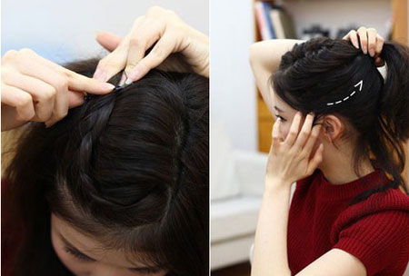 búi tóc đỉnh đầu - hình minh họa 9