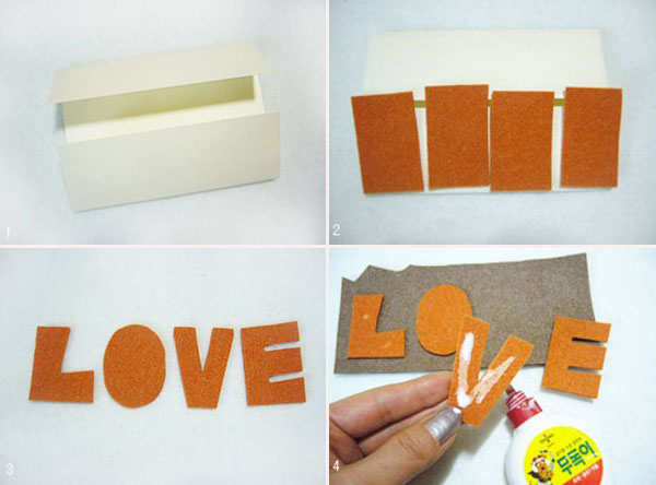 thiệp handmade tình yêu - hình minh họa 2