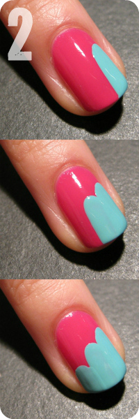kiểu nail hình đám mây - hình minh họa 2