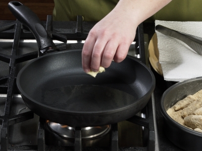 Learn How To Cook - How To Photo Pictorial Steps Frog Legs Add the butter after the oil to keep it from burning. A Step-by-Step How To Photo Pictorial Learn How To Cook - How To Photo Pictorial Steps Frog Legs