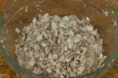thịt bò khoai tây viên chiên