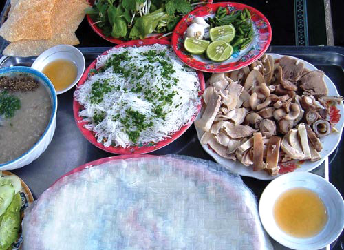 cháo lòng Hòa Đa