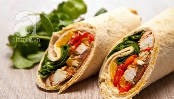 Lạ miệng sandwich cuộn Đà Nẵng 1 Sandwich Cuộn Đà Nẵng