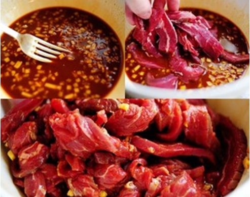thịt bò xào đậu Hà Lan - hình minh họa 2