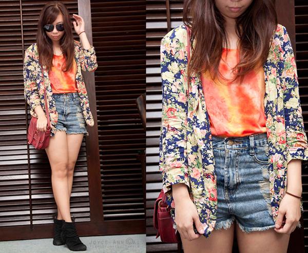 Blazer hoa rực rỡ từ đường phố tới công sở blazer in hoa - hình minh họa 16