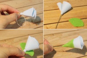 hoa vải trang trí nhà - hình minh họa 3