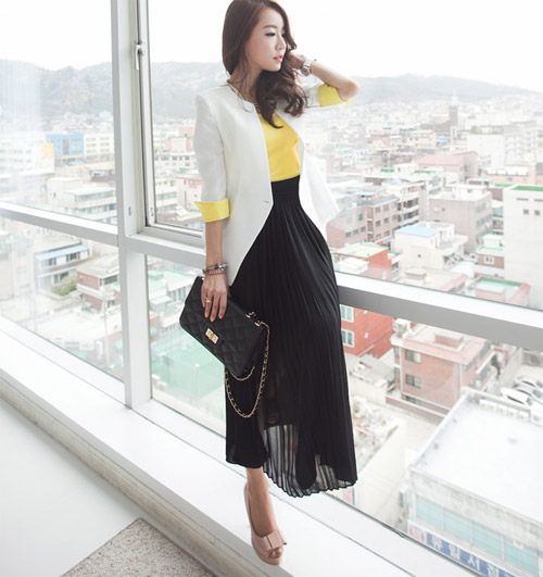 phối đồ váy midi - hình minh họa 8