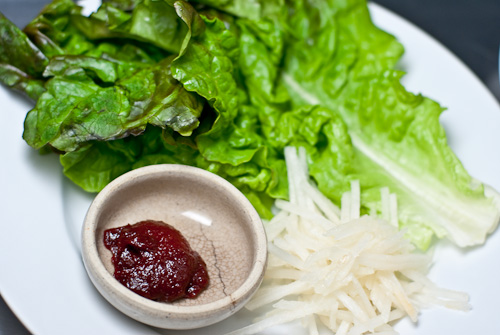 Rau diếp cuốn thịt
