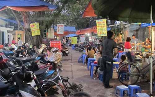 món ăn vặt chợ Hà Nội