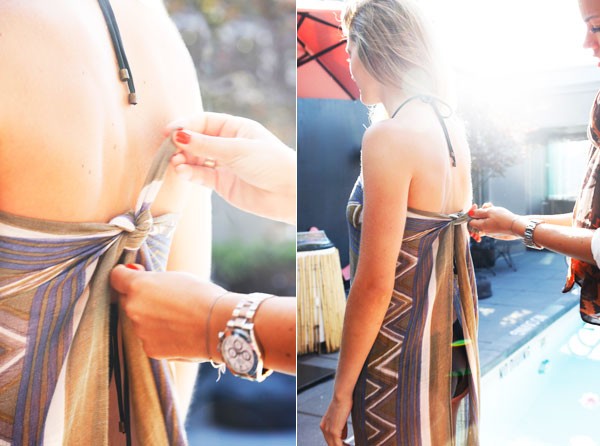 cách thắt sarong - hình minh họa 5