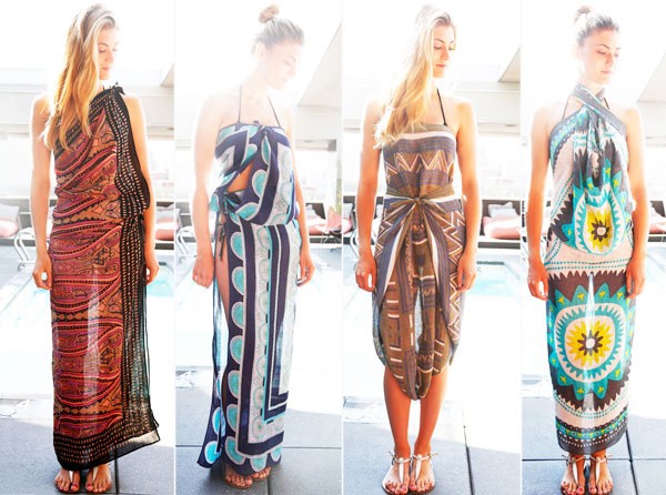 cách thắt sarong