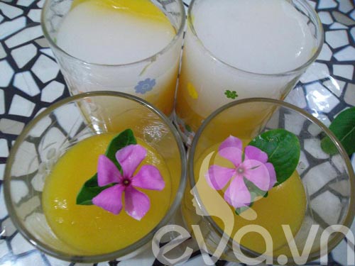 cách làm thạch xoài dừa - hình minh họa 10