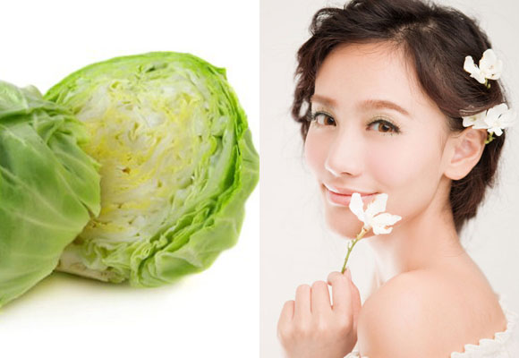 bắp cải làm đẹp da